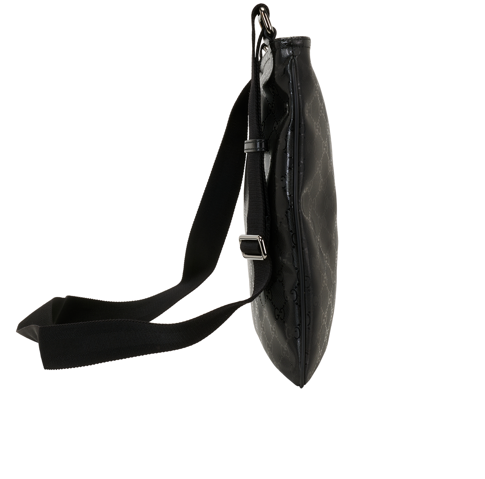 Vintage GG Messenger, &pound;275, Handbags, Black, Canvas, Side view